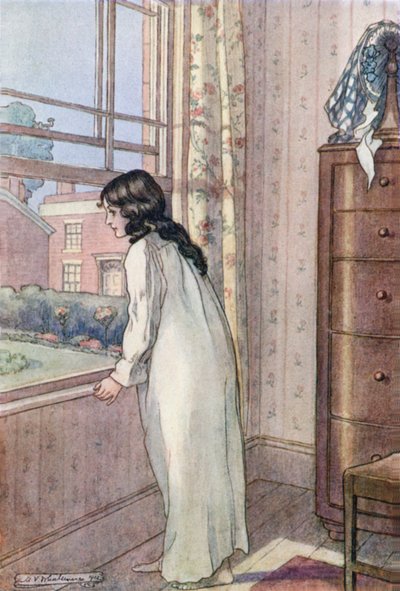 Ilustración para Esposas e hijas de la Sra. Gaskell de Mary V. Wheelhouse